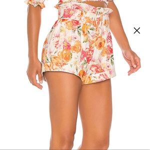 For love and lemons pleated shorts